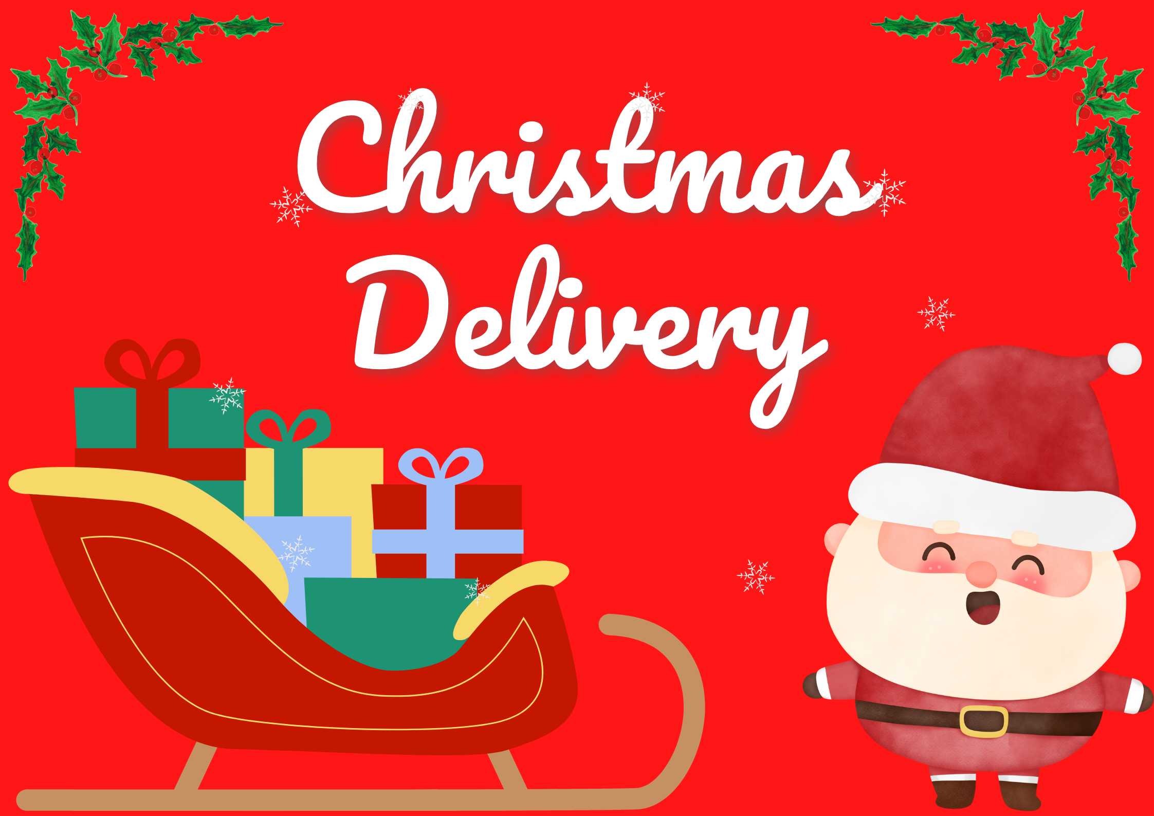 Christmas Deliveries…..