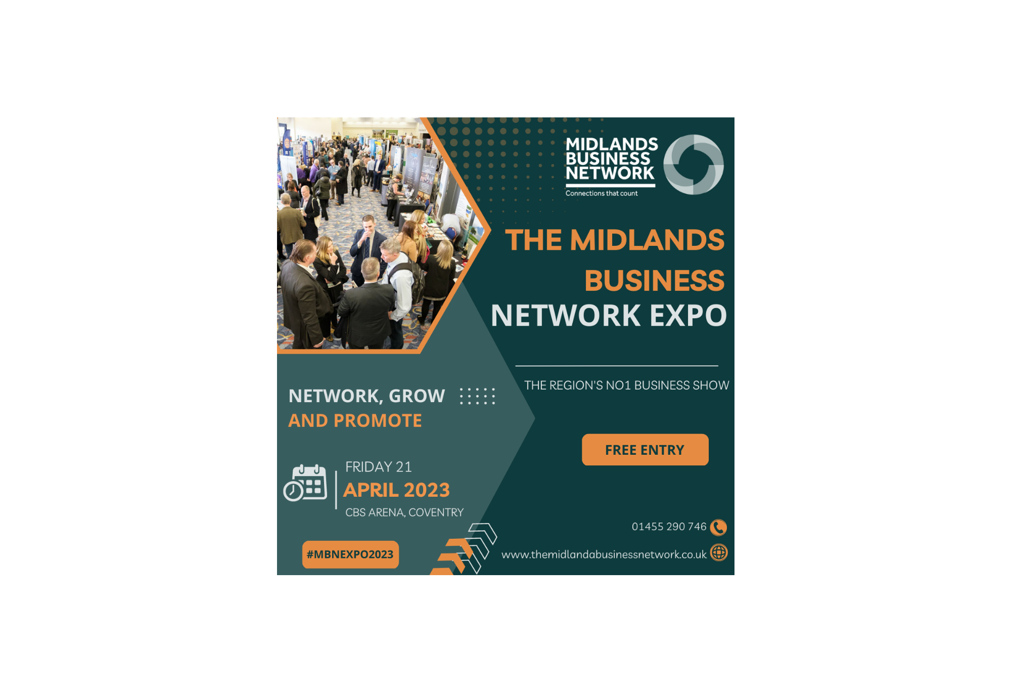 BTTJ exhibits at the Midlands Business Network Expo